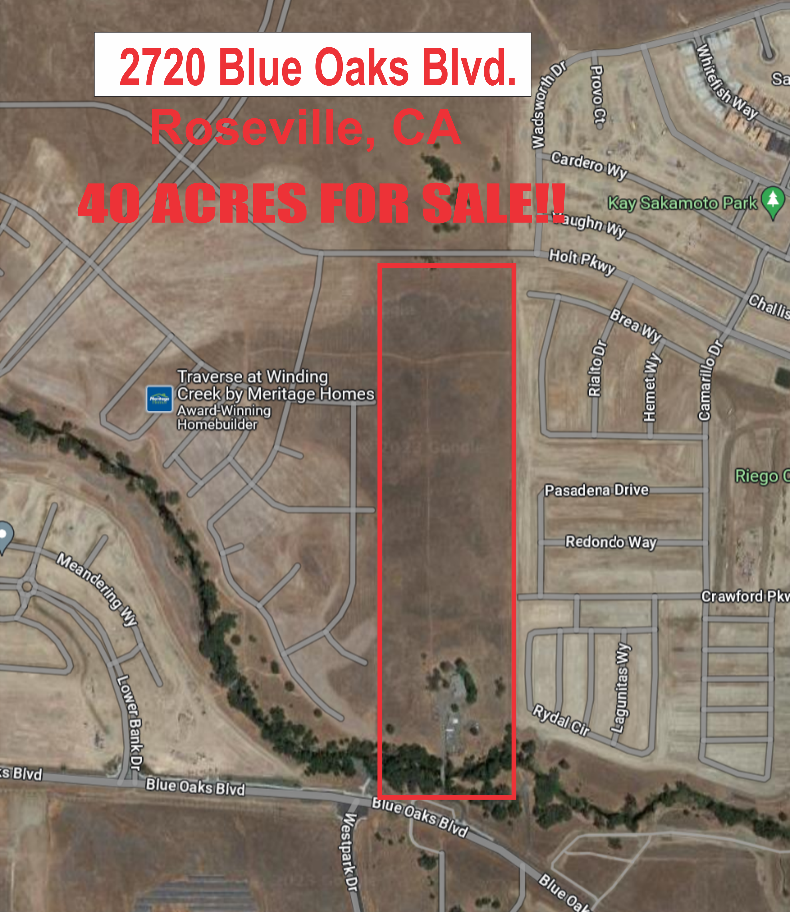 LOT for SALE - ROSEVILLE CA